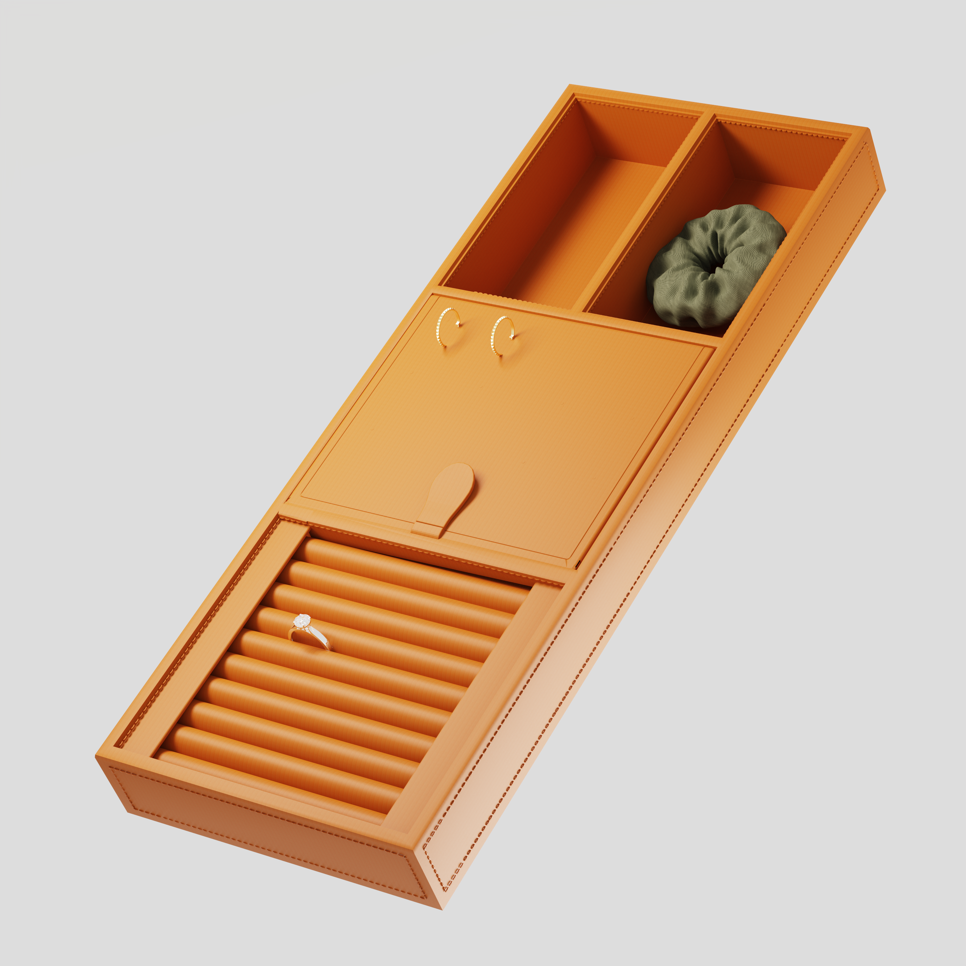 Onyx | sieradenbakje - 4-in-1 Organizer