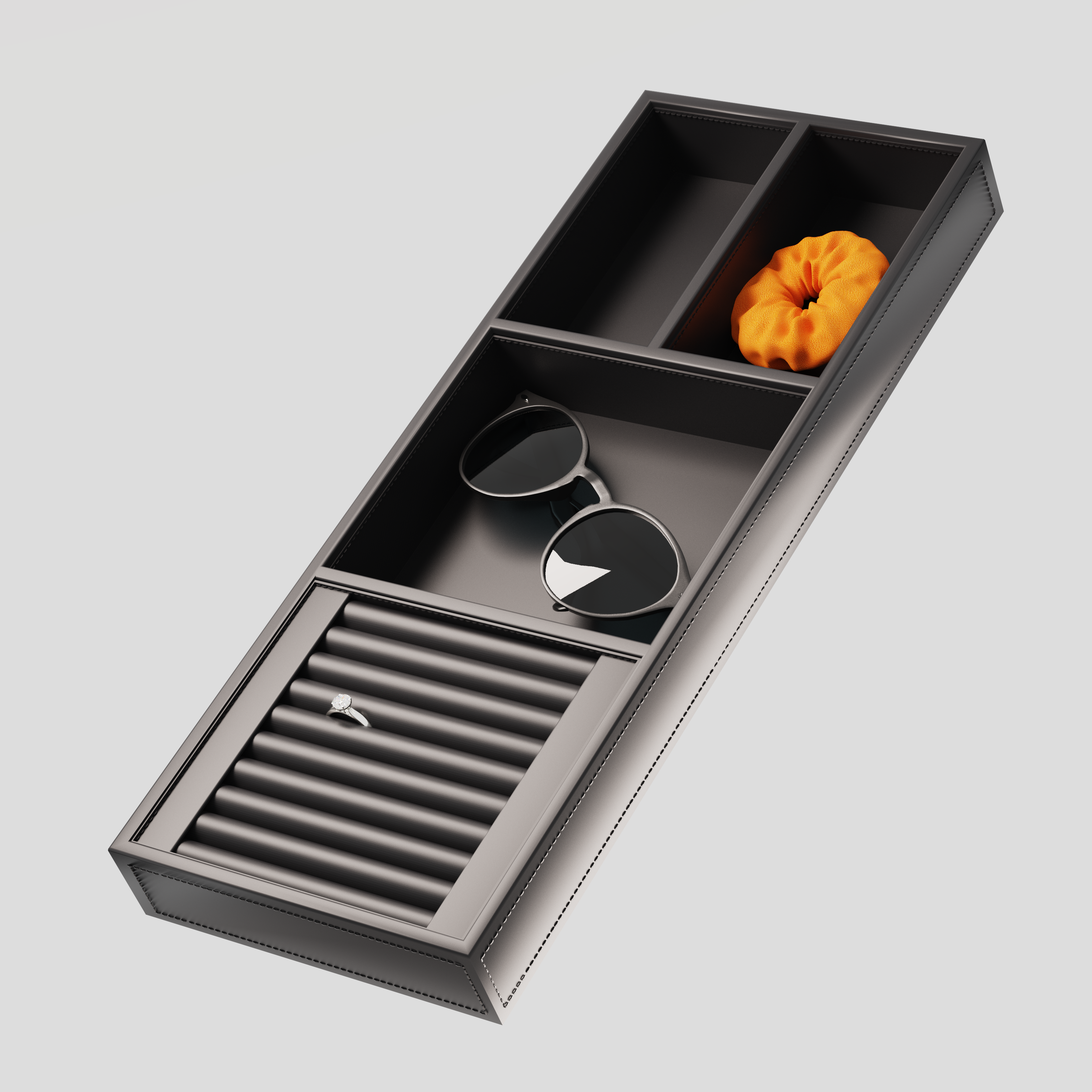 Sapphire | sieradenbakje - 3-in-1 Organizer